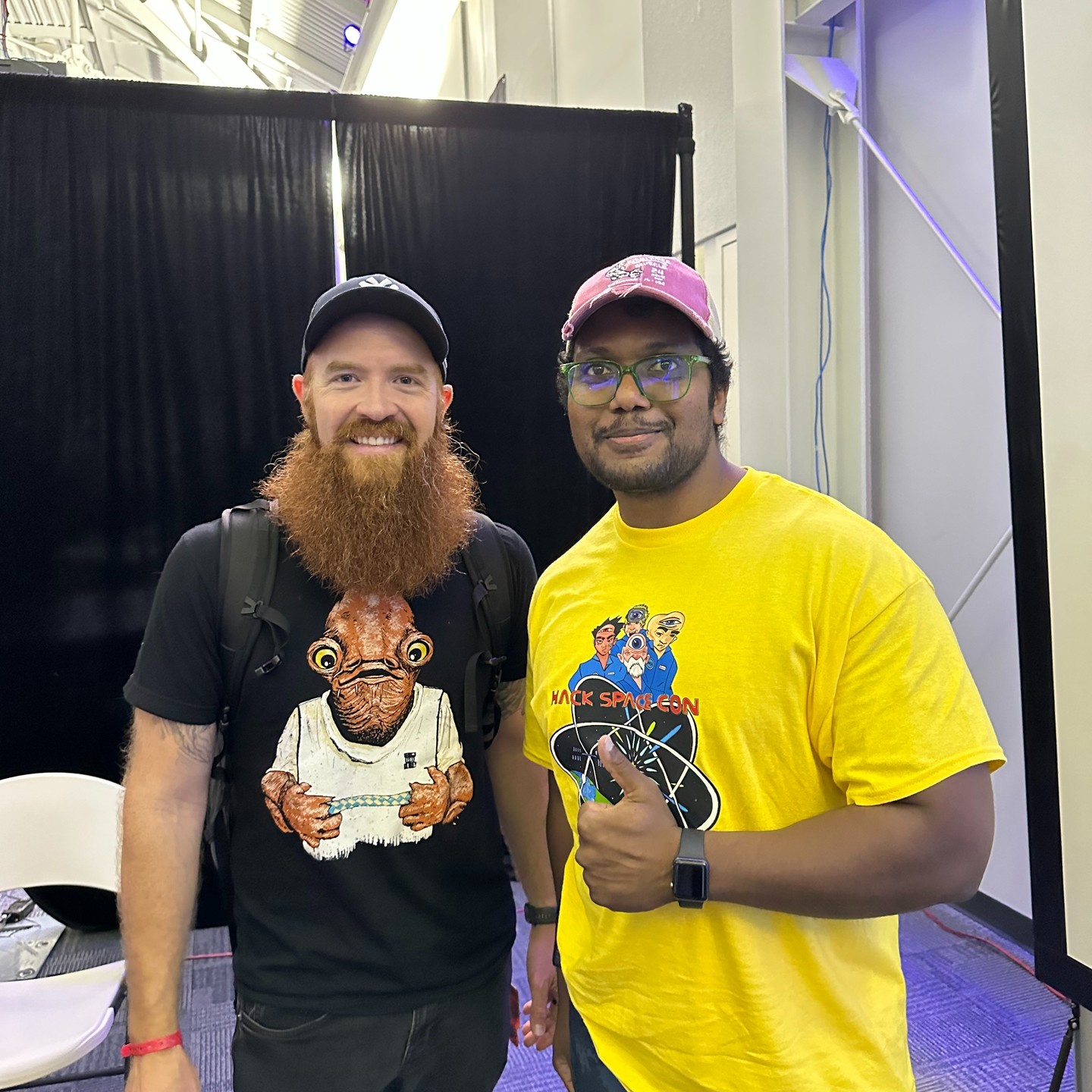 HackSpaceCon 2023 - meeting fellow hackers