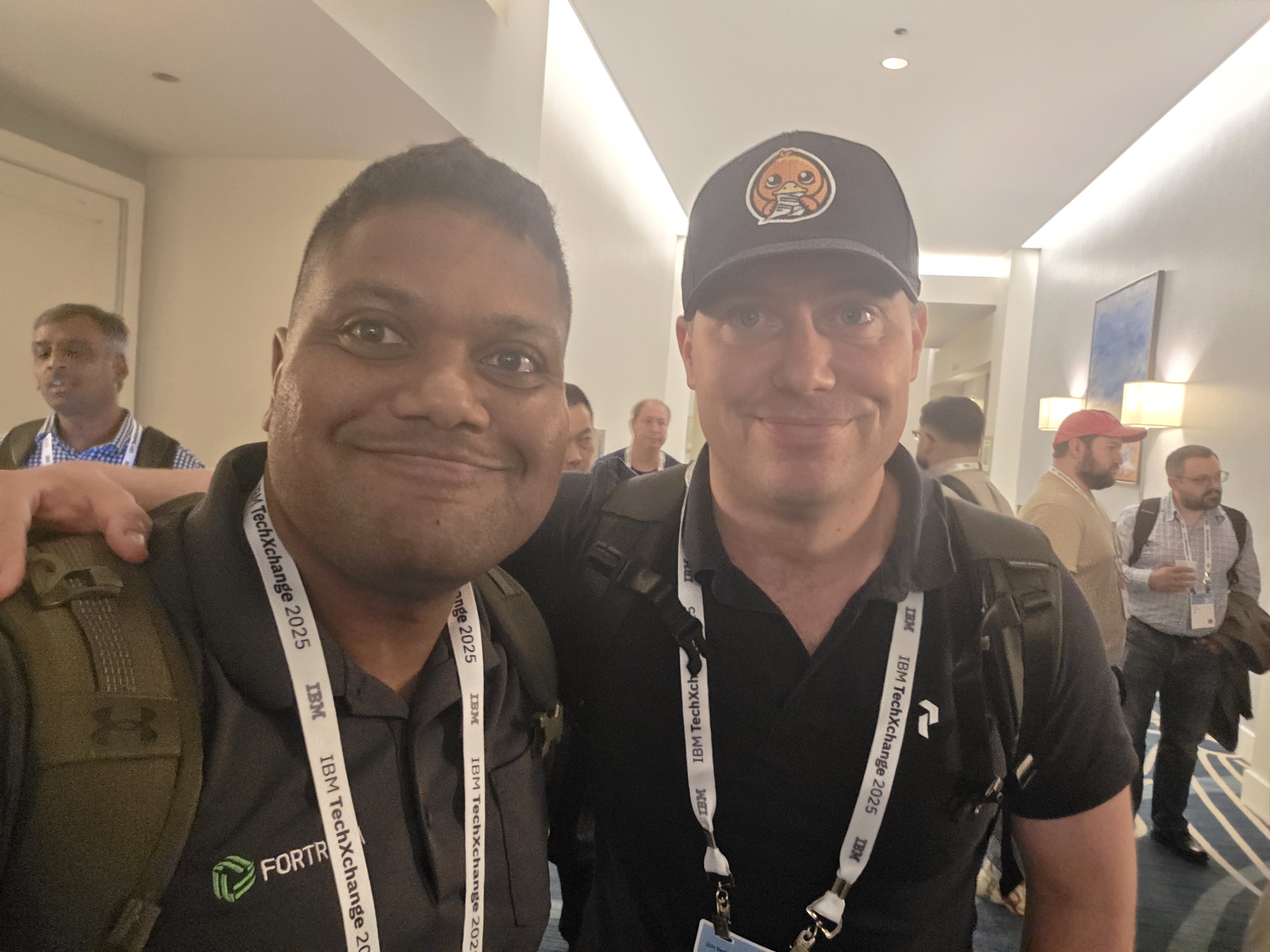 IBM TechxChange Orlando 2025 - networking with fellow attendees