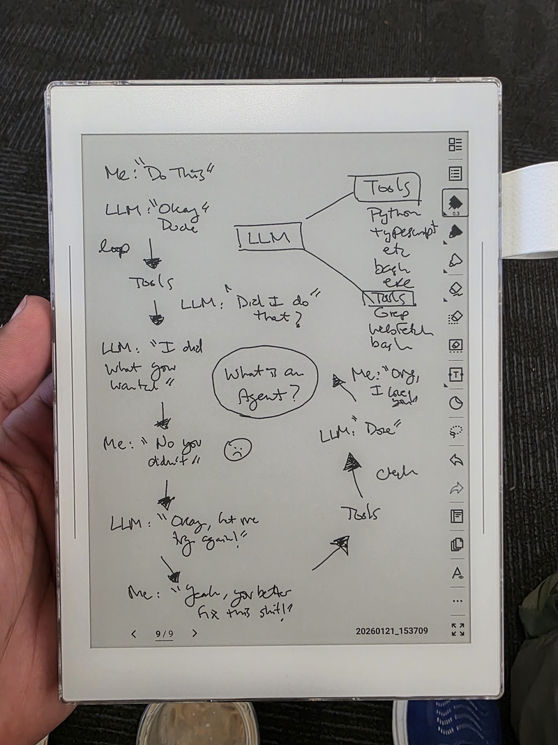 My actual design doc — the sketch that started this whole post