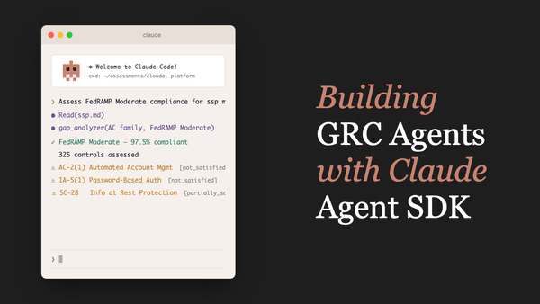 Building a GRC Agent with the Claude Agent SDK