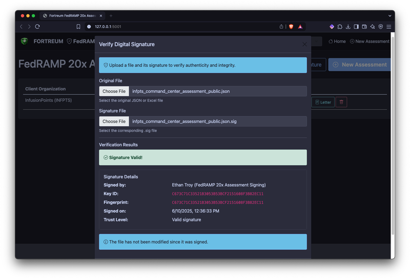 FedRAMP 20x Assessment App