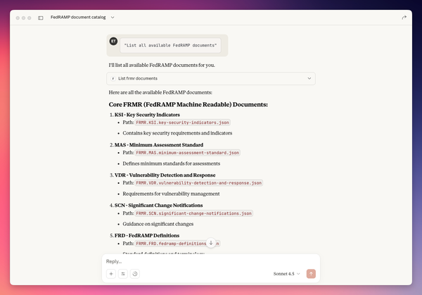 🏛️ FedRAMP Docs MCP Server
