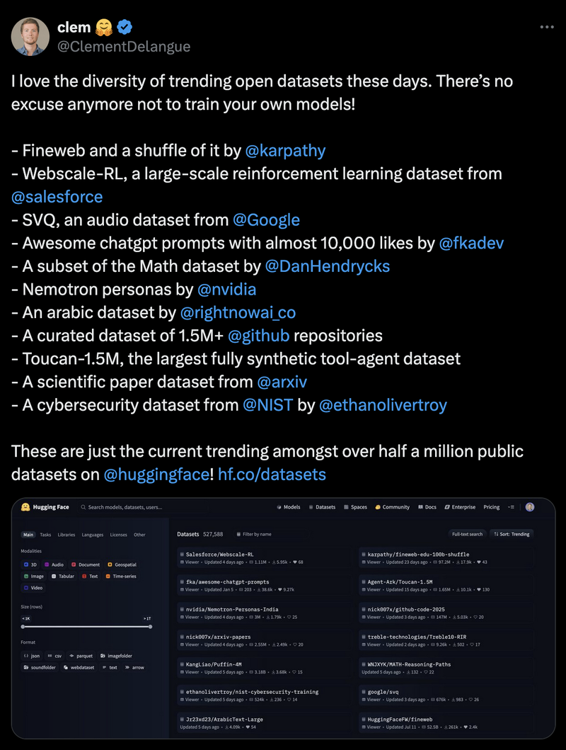 Hugging Face Founder Call Out