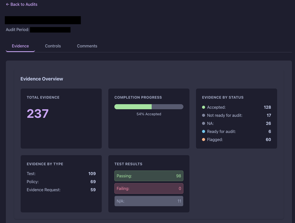 🎨 Vanta Auditor Interface